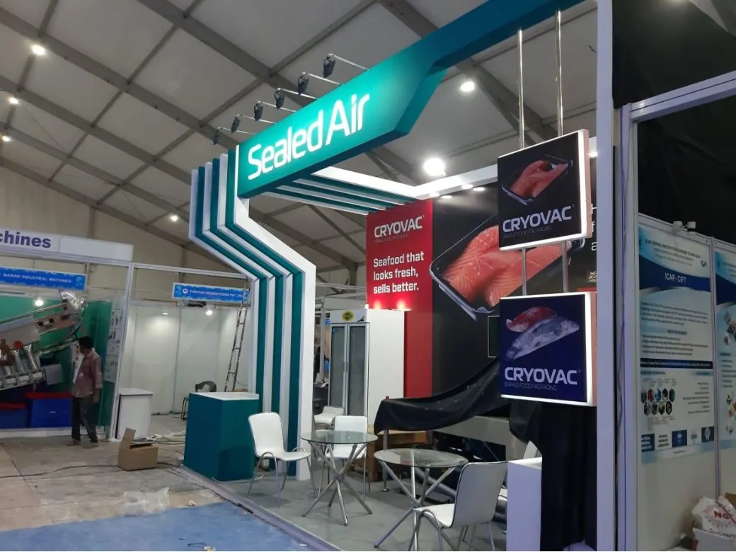 sealed air exhibition stall